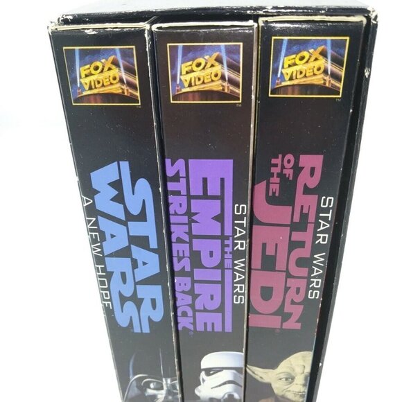 Star Wars Trilogy VHS Box Set 3 Tapes 1995 Original Version THX Edition Sci Fi - Picture 4 of 7